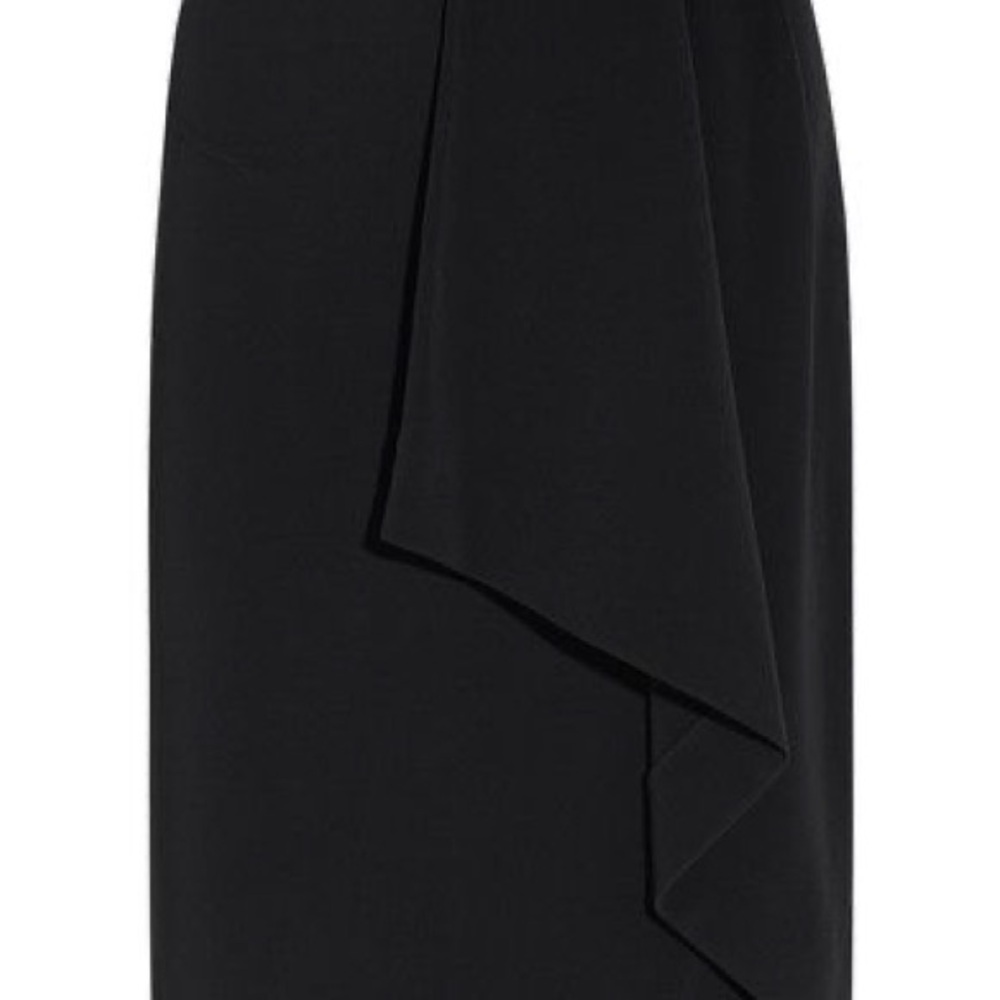 Roland Mouret Asymmetrical Black Skirt
